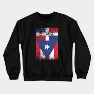 Domirican - Puerto Rican and Dominican Pride Crewneck Sweatshirt